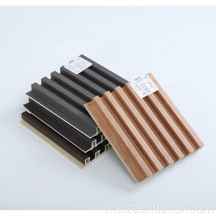 170x20mm kalis air bersalut WPC gril cladding panel dinding